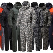 샤인힐즈 겨울 스즈끼 기모 패딩 방한복 안전복 우주복 정비복 낚시복 작업복 모음, KSS9027_네이비, 1개