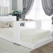 예작 브런치 하이그로시 1750 퀸 베드테이블 간이식탁 RC23, 레드