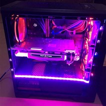 등대 PC케이스 전등 소켓 워터냉각 소곤소곤 PC방 레인보우 변색 메인프레임 12V 호흡 RG 4111663312, 레인보우 수동 통제 (온라인 제어 ), 기타 36