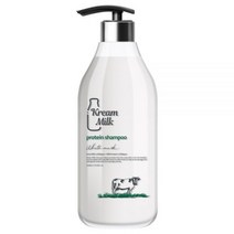 크림밀크 단백질 퍼퓸 샴푸 화이트머스크향, 1100ml × 1개