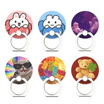 억스 아이링팝 핸드폰 스마트링 휴대폰 스마트톡 핑거 홀더 무선충전 거치대, 솔리드, 솔리드 12, 1개