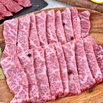 [식품의즐거움] 국내산 냉장 한우 1+등급 꽃갈비살 500g, 1개