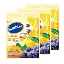 썬키스트 캔디, 125g, 3개