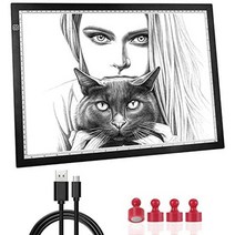 led 가정용 테블릿 그림패드 페인팅 그림 웹툰 태블릿 글씨 A3/A4 라이트 박스 LED, 02 A3