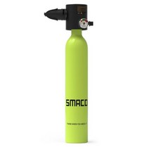 스쿠버미니산소통 미니산소통 산소통 Smaco S300 미니 스쿠버 다이빙 탱크 장비 산소 실린더 스쿠버 기어 호흡기 어댑터 다이빙 병, 0.5L diving bottle G