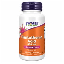 나우푸드 판테톤산 에시드 500mg 100정, 1개, 기본