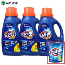 유한양행 유한젠 액체형 용기 1.4L+증정200g, 3개, 1.4L