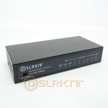 DSLRKIT 12V 72W 8 포트 6 PoE 인젝터 이더넷 스위치 45 +/78-