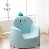 칠나무 1인용 유아쇼파 아동 캐릭터 토끼소파 공룡소파, 블루(공룡)