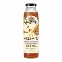 CJ제일제당 풍미 백설 리얼 배도라지청 국내산 진액 배도라지차 별미 홈카페 커피시럽 엑기스 310ml 단맛 소스, 1개