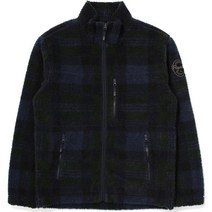 비숑(BICHON) 체크 플리스 (ECO) (Navy)