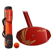 [AHWA GOLF] 그라운드골프 3종세트 Ag-01 국산그라운드풀세트 아화골프, 색상길이:84cm 레드 / 가방선택:B-1