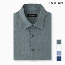 [INDIAN] 솔리드 린넨 베이직 반팔 셔츠_MIUNSWM3261