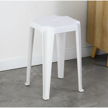 SKW 북유렵 크로스 스툴 간이의자, 화이트