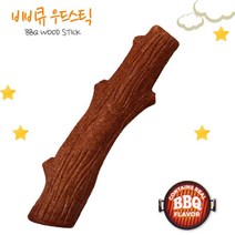 댕댕이 나무막대 우드스틱 바베큐향 M 치석제거 선물, 1개