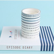 선물포장 패턴 디자인 마스킹테이프 다이어리꾸미기 10개 세트, 상세페이지 참조, 상세페이지 참조