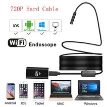 핸드폰 내시경 카메라 에바크리닝 통풍구 냄새 제거 배관 하수구 크리닝 산업용 1200p mini camera usb c endoscope semi rigid cable 방수 8, 10m, iOS 안드로이드 하드
