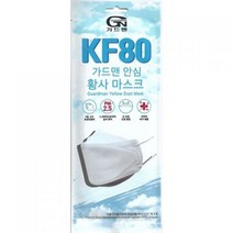 가드맨 안심 황사마스크 대형 KF80, 30개입, 12개