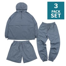 엠티비 아노락 풀 셋업 3P 바람막이 긴팬츠 반바지 남녀공용