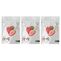 산들 동결건조 국산딸기 새콤달콤 딸기칩 20g 3봉