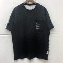 KAPITAL 캐피탈 플래그 반다나 반팔티셔츠