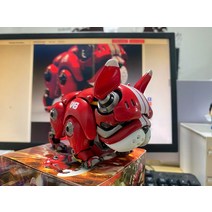 반려로봇 애완용 돌봄 애완 로봇 Hwj rambler 기계식 불독 빨간색 녹색 개 액션 피규어 컬렉션 움직일 수있는 금속 질감 유행 장식품, 상자가 아닌 10cm
