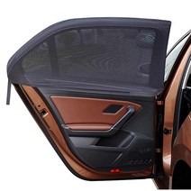 차량용 차박 캠핑 SUV 승용차 창문 모기장 방충망 햇빛 그늘 가리개 커버 가림막, SUV뒤1개