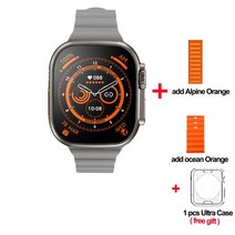 2Pcs/3Pcs/4Pcs ZD8 울트라 맥스 스마트 워치 2.08 "망막 스크린 시리즈 8 49mm 티타늄 합금 NFC ECG, 12 add 2 straps_02 3 PCS