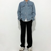 [582] 남녀공용 베이직 청자켓