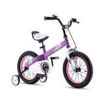 로얄baby HOney Boys 소녀 어린이 자전거 훈련 바퀴 킥스탠드 16인치 보라색