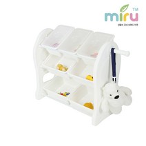 미루 야무진 장난감정리함 - 시리즈, 미루 야무진 3단 애니-화이트