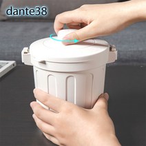 깔끄미주방 진공 음식물 쓰레기통 1L 2L 밀폐 원룸 캠핑 자취생 미끄럼방지 냄새 해충 예방 손잡이, 진공쓰레기통-베이지