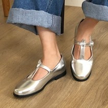 [데일리허니]2397_둥근코 T스트랩 메리제인 단화 플랫슈즈 1.5cm