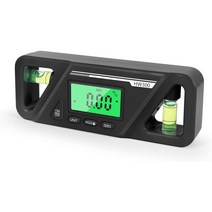 Rehomy Digital Level Angle Slope with LCD Display 360° Electronic Bubble Inclinometer Vertical &, Black