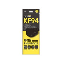 웰크론헬스케어 케어온 황사마스크 KF94 블랙 대형 1입x120개