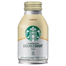 스타벅스 더블샷 바닐라 크림 275ml X 48캔, 48개