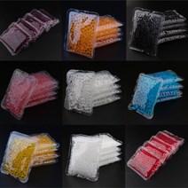 마사지의자 마사지베드 마사지기계 소형안마의자 재사용 가능한 유연한 젤 비즈 열 콜드 핫 팩 5 개 허리, 04 Black