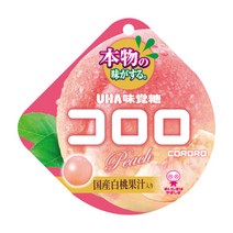 UHA 코로로 복숭아 젤리, 48