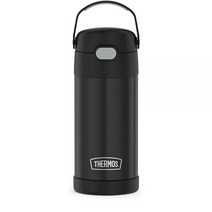 써모스텀블러 써모스 FUNTAINER 355 12 키즈 스트로우 보틀 블랙, FUNTAINER 12 Ounce Bottle, Pokemon Black