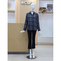 [포커스] [W몰 4CUS()] W몰 체크 남방 블라우스 FF1H7BL00678