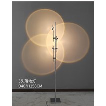 북유럽 바닥 조명 럭셔리 조명기구 크리 에이 티브 led 프로젝션 침실 거실 아트 바 테이블 이탈리아어 현대 장식 램프, 3 헤드 15w 바닥