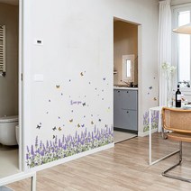 아트앤조이 정원 꽃 나무 포인터 스티커 모음, 정원 스티커 66 - 라벤더 밭(L5C059)