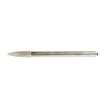 스마토 아이드휠 다이아몬드 추지석 연마날 드레멜 휠포인트 (3mm 생크) - 불꽃형, SMT-20S 1판 (109-0684)