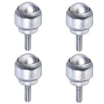 Uxcell 볼 트랜스퍼 베어링 유닛 17mm 20kg 44파운드 탄소강 볼트 고정 타입 트랜스미션 팩 4개 USA 미국