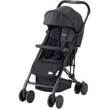 레카로 이지라이프 엘리트 2 무광 블랙 신생아 소형 A형 유모차 AB 여행용 시스템 높이 59cm 너비 49cm, 매트 블랙