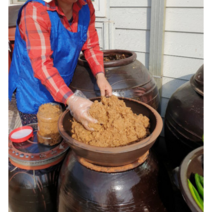 무주안성댁 농사지어 직접담은 전통 재래식 시골 집 된장, 5kg, 1개, 5kg