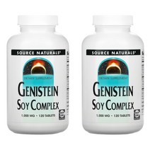 1+1 소스내츄럴스 제니스테인 이소플라본 1000mg 120타블렛 2개월분 X 2통