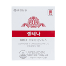 유한양행 엘레나 UREX 프로바이오틱스 멀티 유산균, 15정, 1개