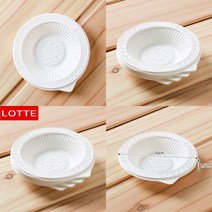 마트498 일회용접시 10cm10p 펜션바베큐준비물 가벼운그릇 캠핑용접시 대학생MT 여행용 워크샵준비물 내열접시 여