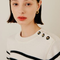 켈리 스트라이프 울 니트 탑 KELLY STRIPE WOOL KNIT TOP_2colors